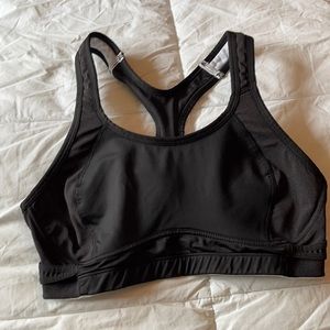 Champion black sports bra
